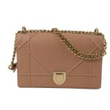 Dior GHW Diorama Chain Shoulder Pink
