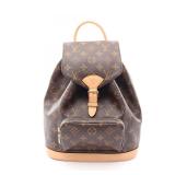 LV Montsouris PM Monogram Brown