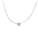 Diamond White Gold Necklace