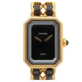 Chanel Premiere S H0001 Gold Plated Black