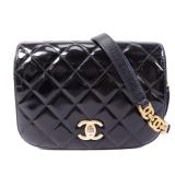 Chanel GHW Mini Messenger Black