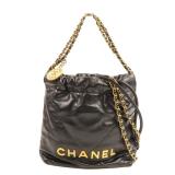 Chanel GHW Chanel 22 Mini Black