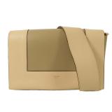 Celine GHW Frame Shoulder Green Beige
