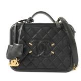 Chanel CC Filigree Vanity Black