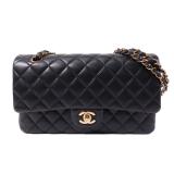 Chanel GHW Classic 25 Black
