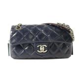 Chanel SHW Chain Shoulder Dark Blue