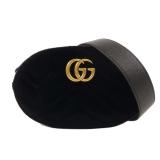 Gucci GHW GG Marmont Belt Bag Black