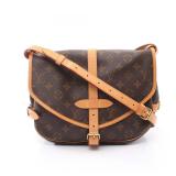 LV Saumur 30 Shoulder Bag Brown
