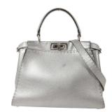 Fendi SHW Peekaboo Medium Silver