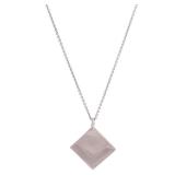 Tiffany Double Square Silver Necklace