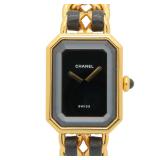 Chanel Premiere M H0001 Gold Plated Black