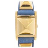 Hermes Medor ME1.201 Leather GP White
