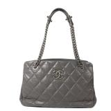 Chanel CC SHW Chain Shoulder Grey