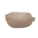 Bottega Veneta Intrecciato Waist Bag Beige