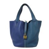 Hermes GHW Picotin MM Vert Bosphore