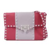 Valentino Rockstud Shoulder Bag Pink White