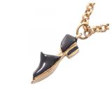 Ferragamo Pumps Gold Plated Necklace