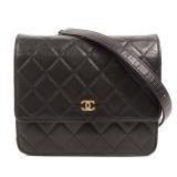 Chanel CC GHW Wallet On Chain Black