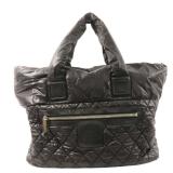 Chanel CC SHW Coco Cocoon Tote Black