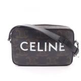 Celine Triomphe Messenger Black