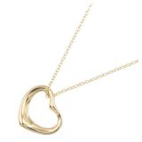 Tiffany Open Heart Necklace 18K Yellow Gold