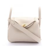 Hermes Lindy Mini Cle Beige