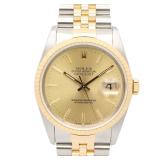 Rolex Datejust 16233 Champagne Watch