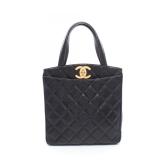 Chanel Matelasse Tote Black GHW