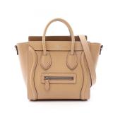 Celine Luggage Nano Shopper Beige
