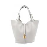 Hermes Picotin Rock MM Blue Pale