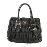 Prada 2Way Nylon Black GHW