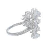 Diamond Ring K18WG White Gold