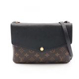 LV Twice Monogram Black