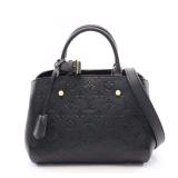 LV Montaigne BB Empreinte Black