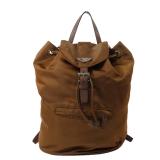 Prada SHW Nylon Rucksack Brown