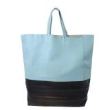 Celine Horizontal Cabas Blue Black