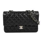 Chanel Classic 25 SHW Black