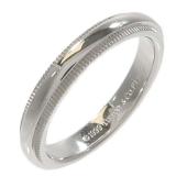Tiffany & Co. Milgrain Band Ring Pt950