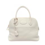 Hermes Bolide 31 Pearl Gray