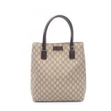 Gucci GG Plus Tote Beige Brown