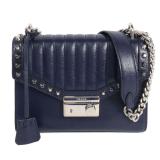 Prada Studded Padlock Navy SHW