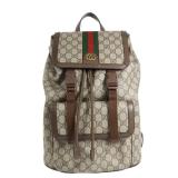 Gucci Supreme Backpack GHW Brown