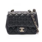 Chanel Mini Matelasse Black Lambskin