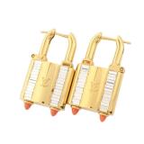 LV Lock Me Gold Earrings