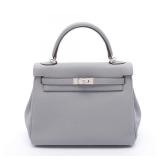 Hermes Kelly 25 Gris Pantin 2WAY