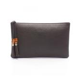 Gucci Bamboo Clutch Brown