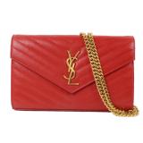 Saint Laurent Envelope WOC Red