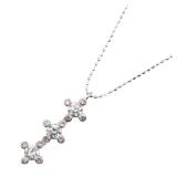 K18WG Pink Diamond Necklace 45cm