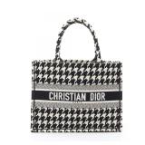 Dior Book Tote Medium Houndstooth