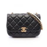 Chanel Pearl Matelasse Black